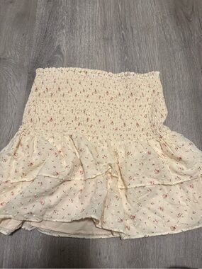 Floral Ruffle Skirt